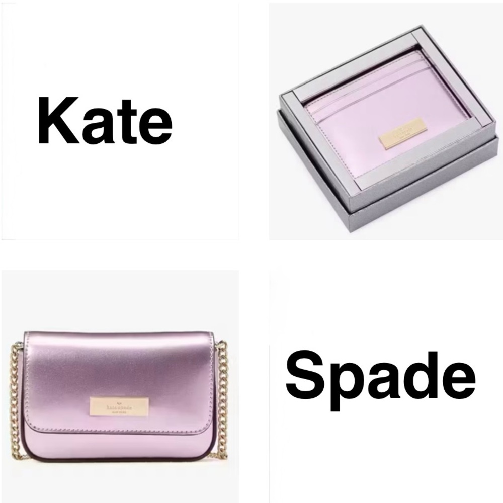 Kate Spade Kenzie Crossbody & Cardholder NWT - Quartz Pink